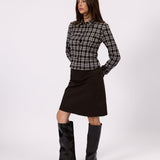Margot Check Shirt - Black