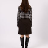 Margot Check Shirt - Black