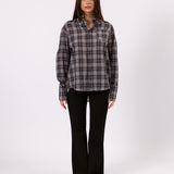 Harlow Check Shirt - Black