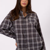 Harlow Check Shirt - Black