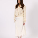 Clara Knit Cardigan - White