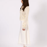 Clara Knit Cardigan - White