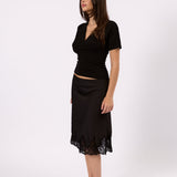 The Lace Skirt - Black