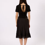 The Lace Skirt - Black