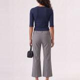 Tess Top in Navy – back view