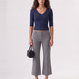Tess Top in Navy – front view
