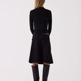 Ryan Skirt in Black – side view