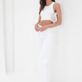 Crop Tank - White