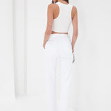 Crop Tank - White